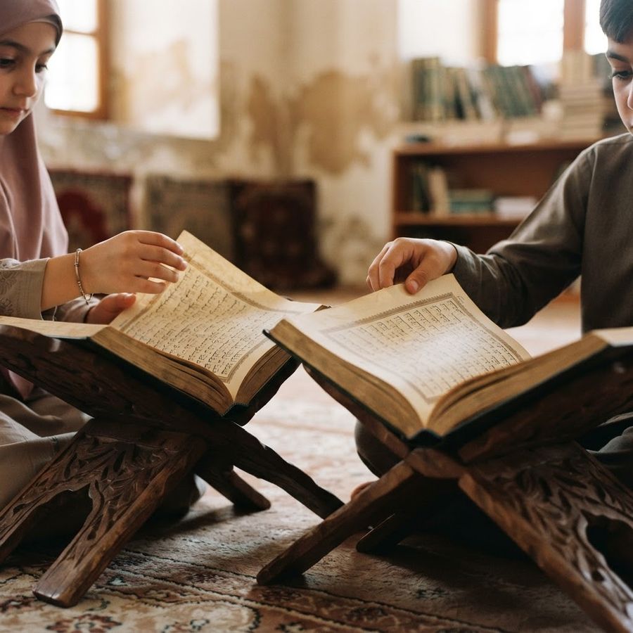 Suasana membaca Al-Qur'an dari dekat